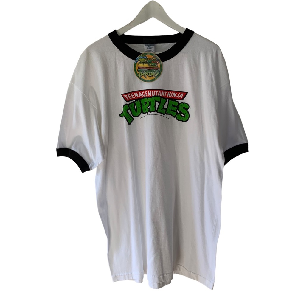 Teenage Mutant Ninja Turtles 2007 TMNT White Graphic T Shirt Men Size XL